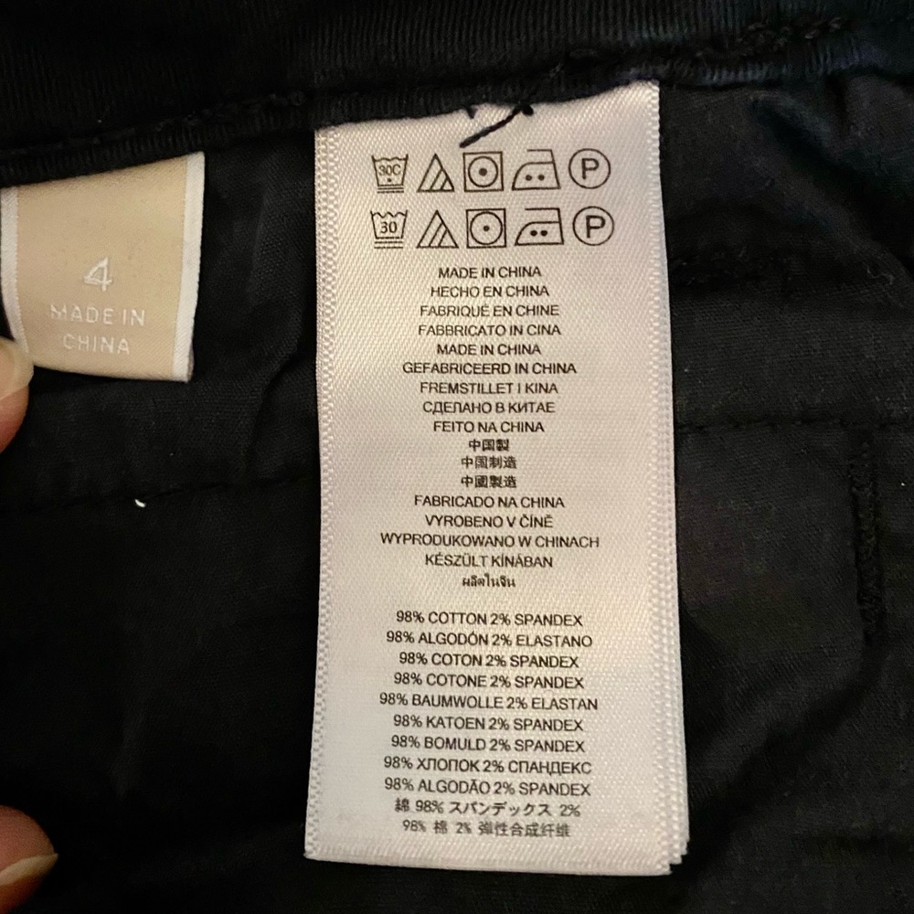 Michael Kors navy skinny pants with bronze hardware -size 4 - Picture 10 of 10